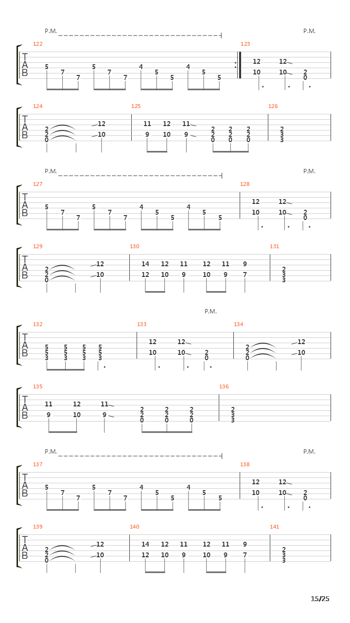 Years Of Silent Sorrow吉他谱