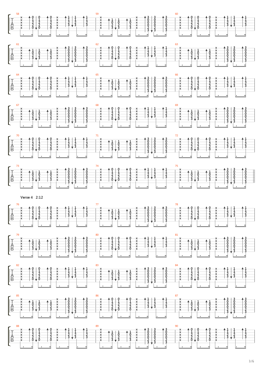 Passenger吉他谱