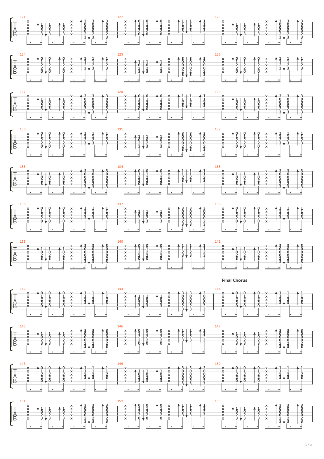 Passenger吉他谱