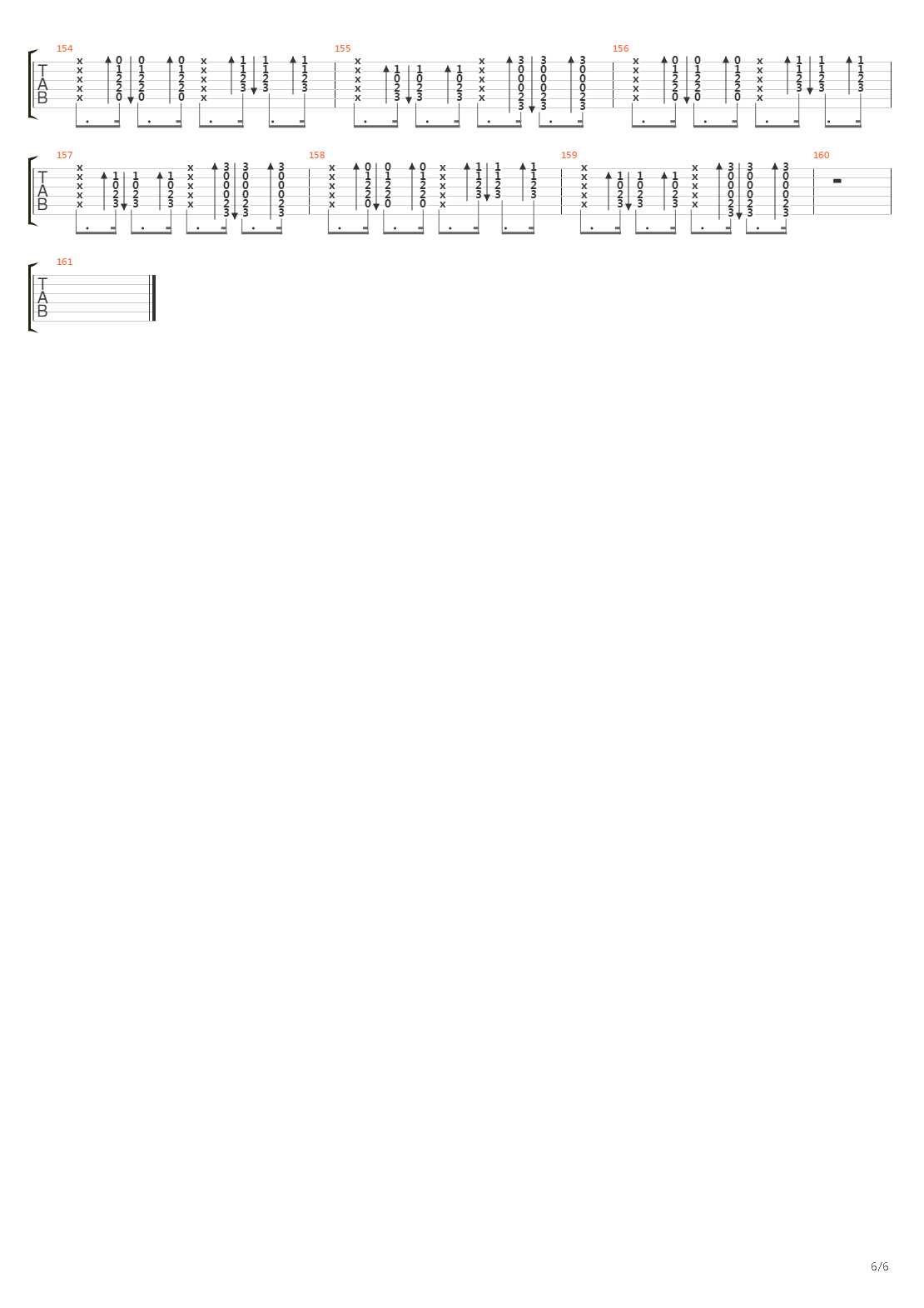 Passenger吉他谱