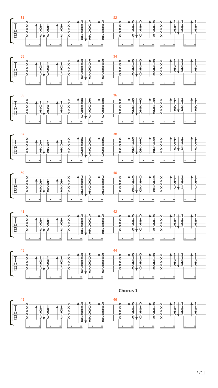 Passenger吉他谱