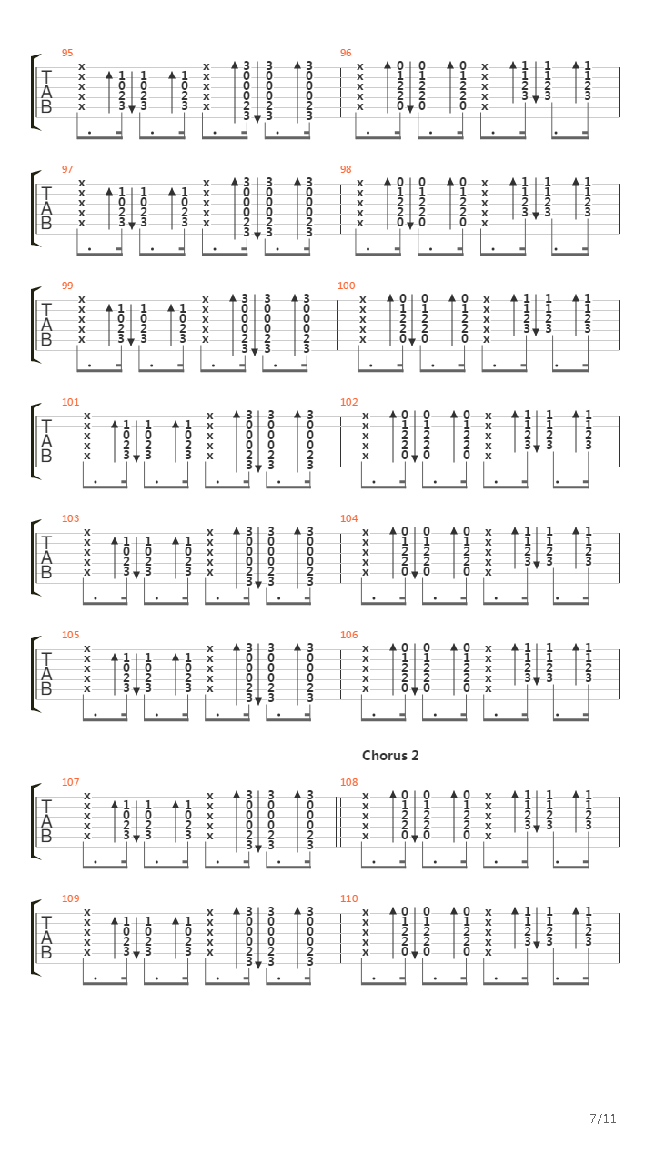 Passenger吉他谱