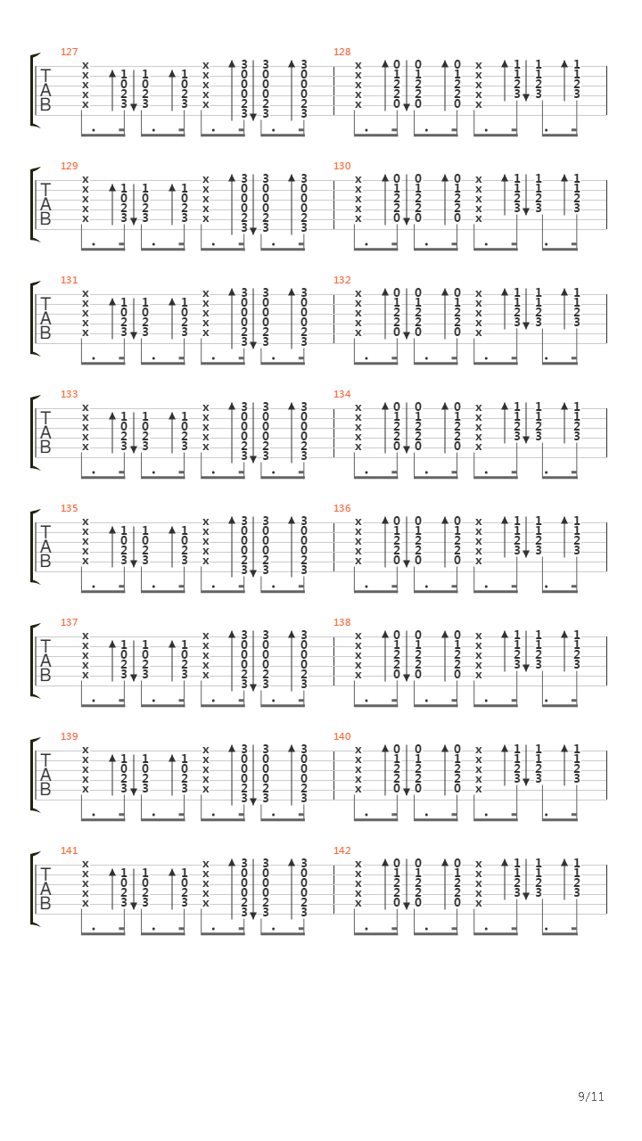 Passenger吉他谱