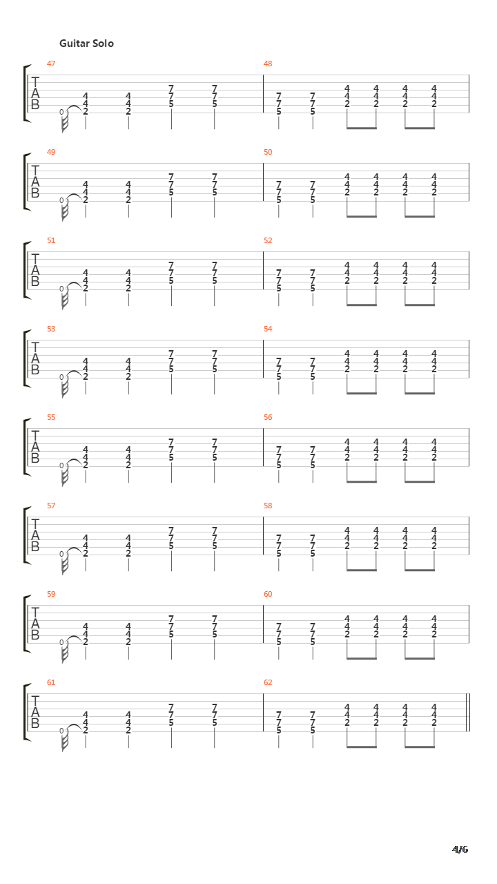 Private Hell吉他谱