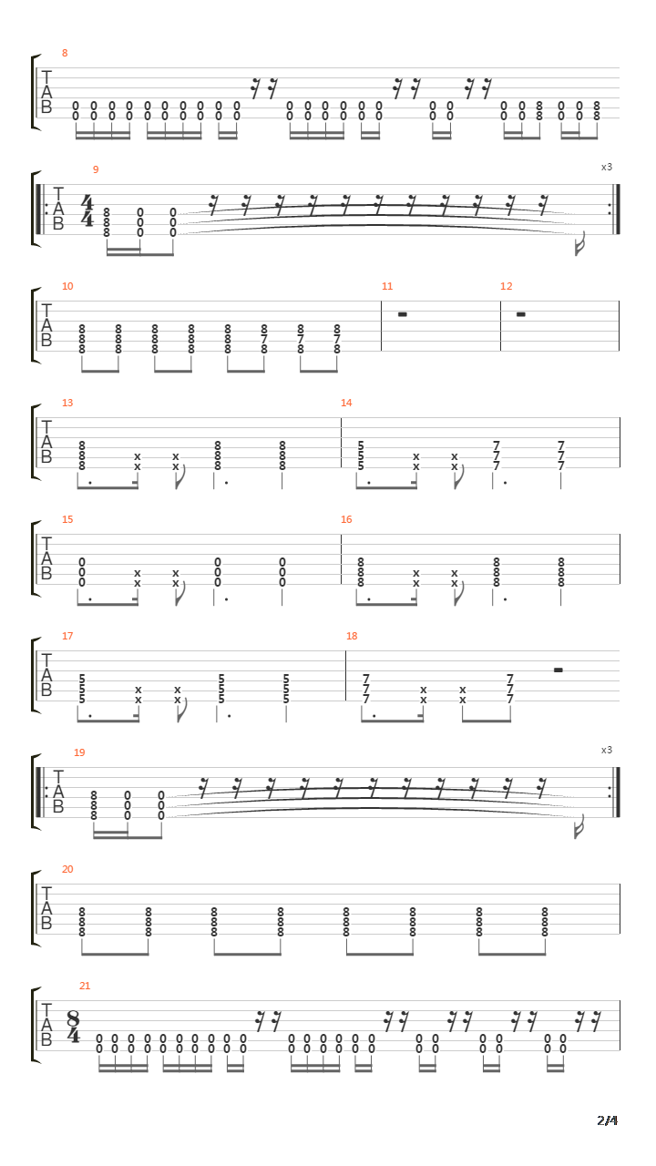 Arrastra吉他谱