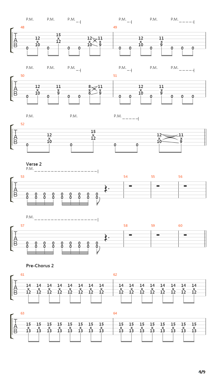 Turns To Gray吉他谱