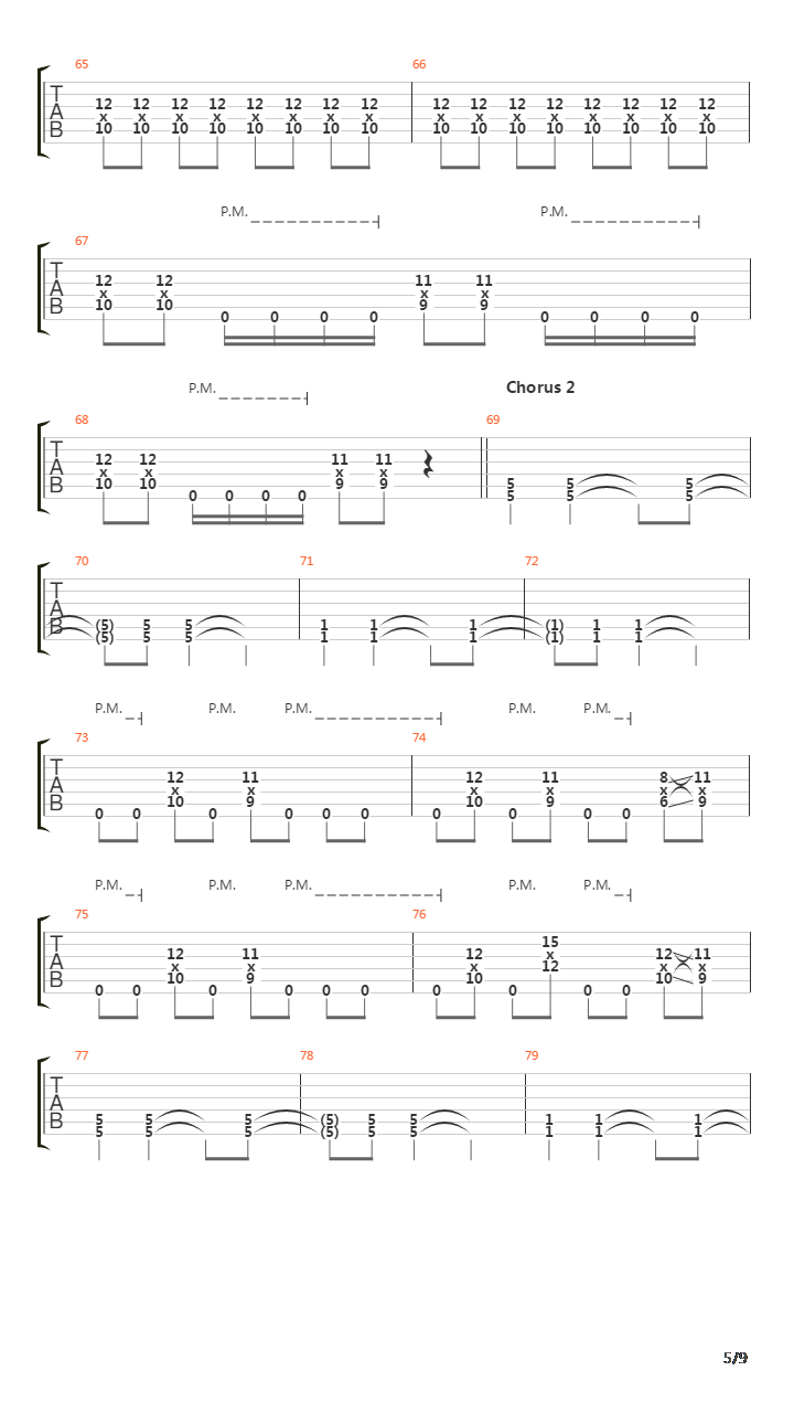 Turns To Gray吉他谱