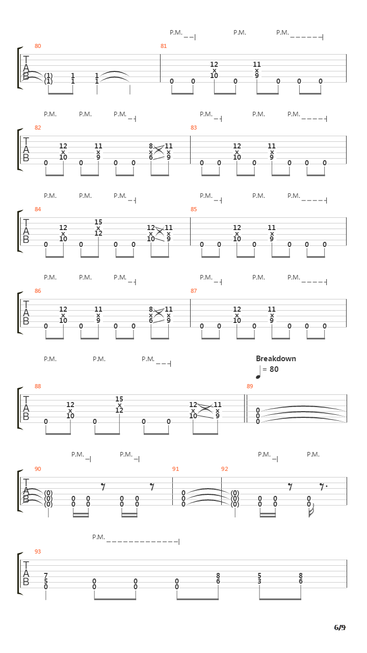 Turns To Gray吉他谱