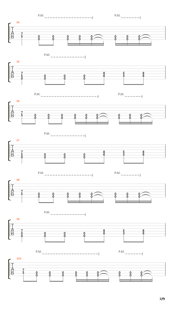 Turns To Gray吉他谱