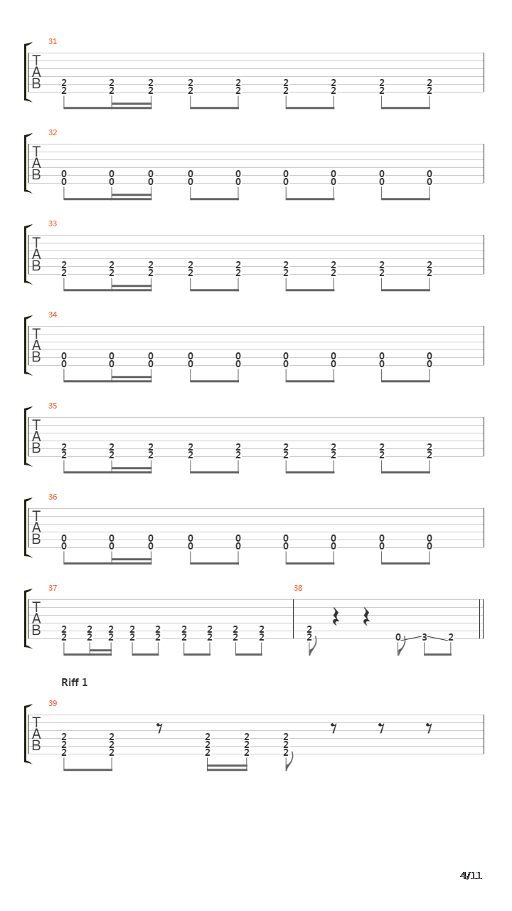 Albtraum吉他谱