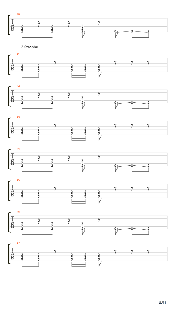 Albtraum吉他谱