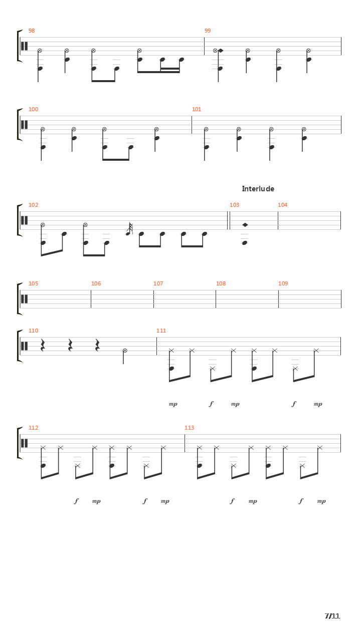 Du Und Ich吉他谱