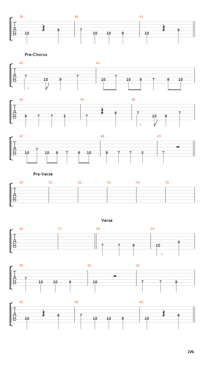 Pavane吉他谱