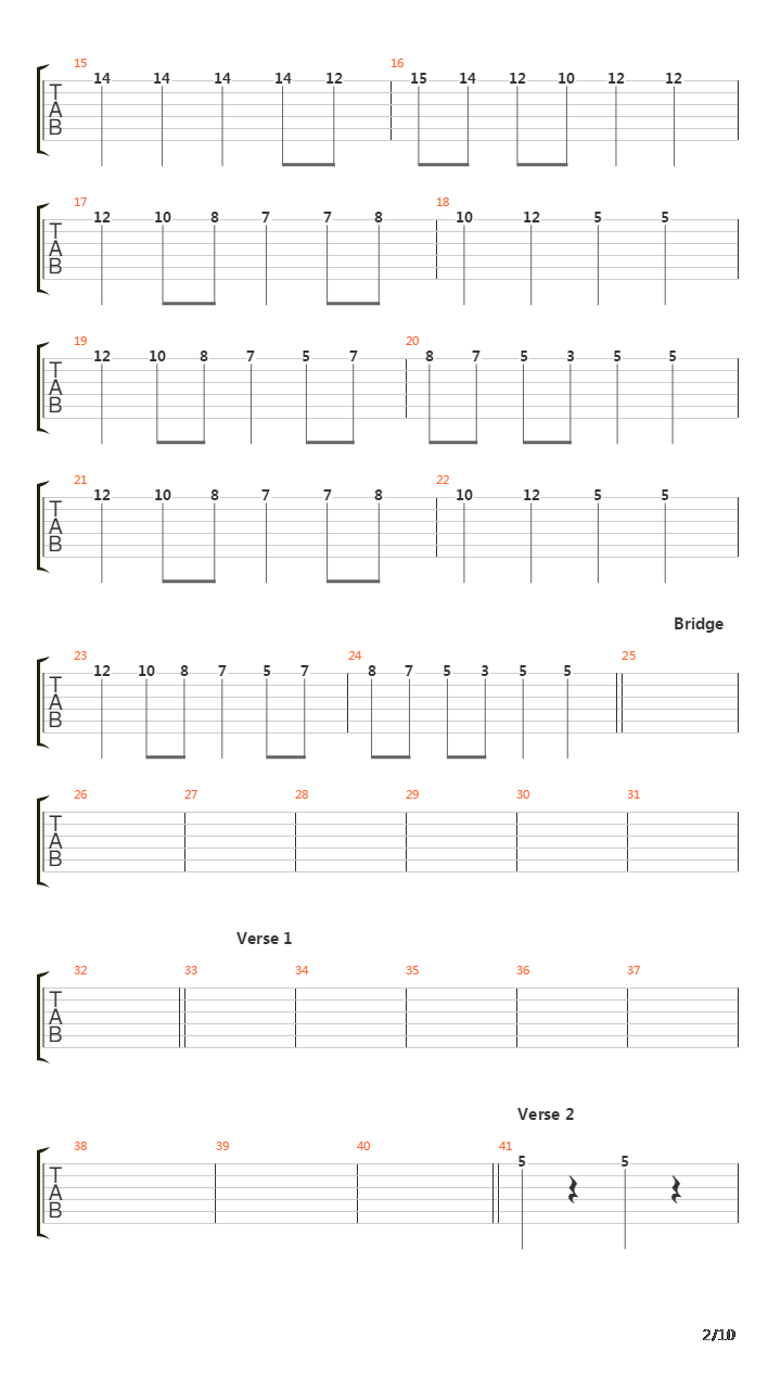 Santa Maria吉他谱