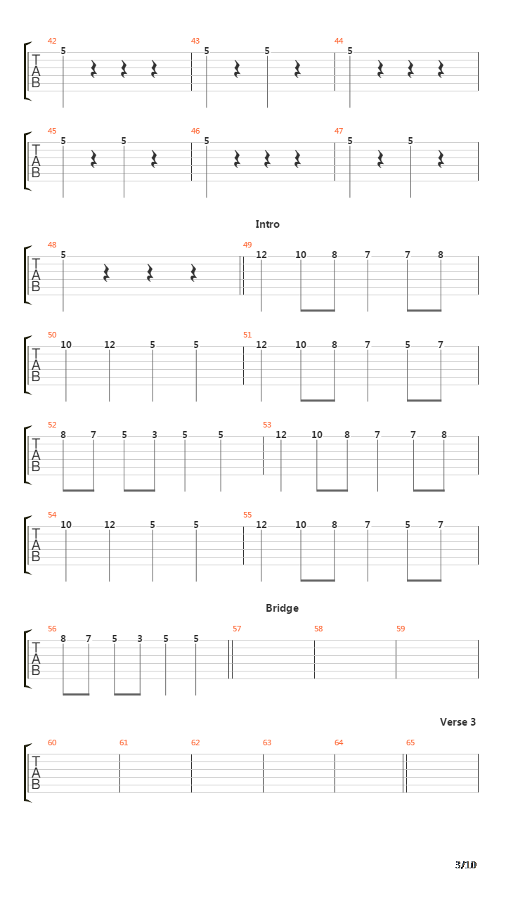 Santa Maria吉他谱