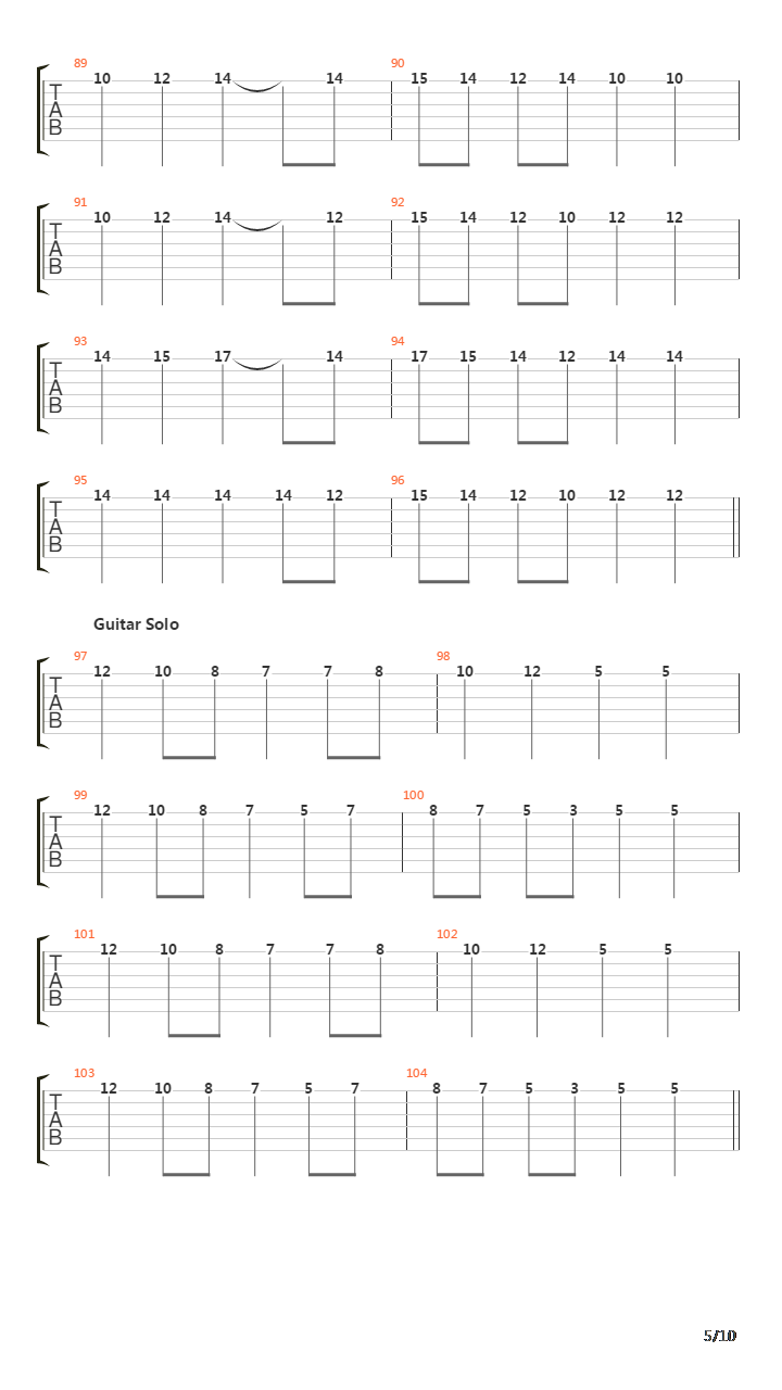 Santa Maria吉他谱