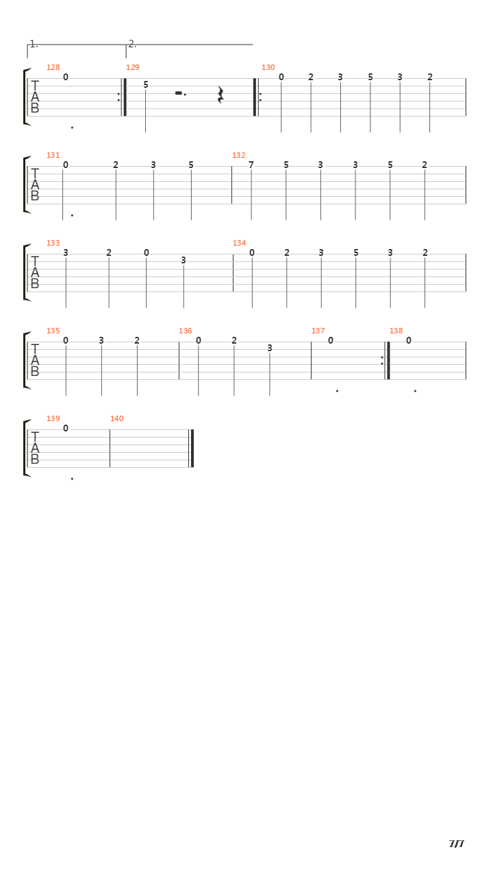 Tourdion吉他谱