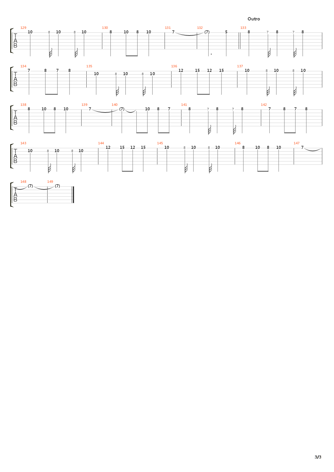 Weiberfell吉他谱