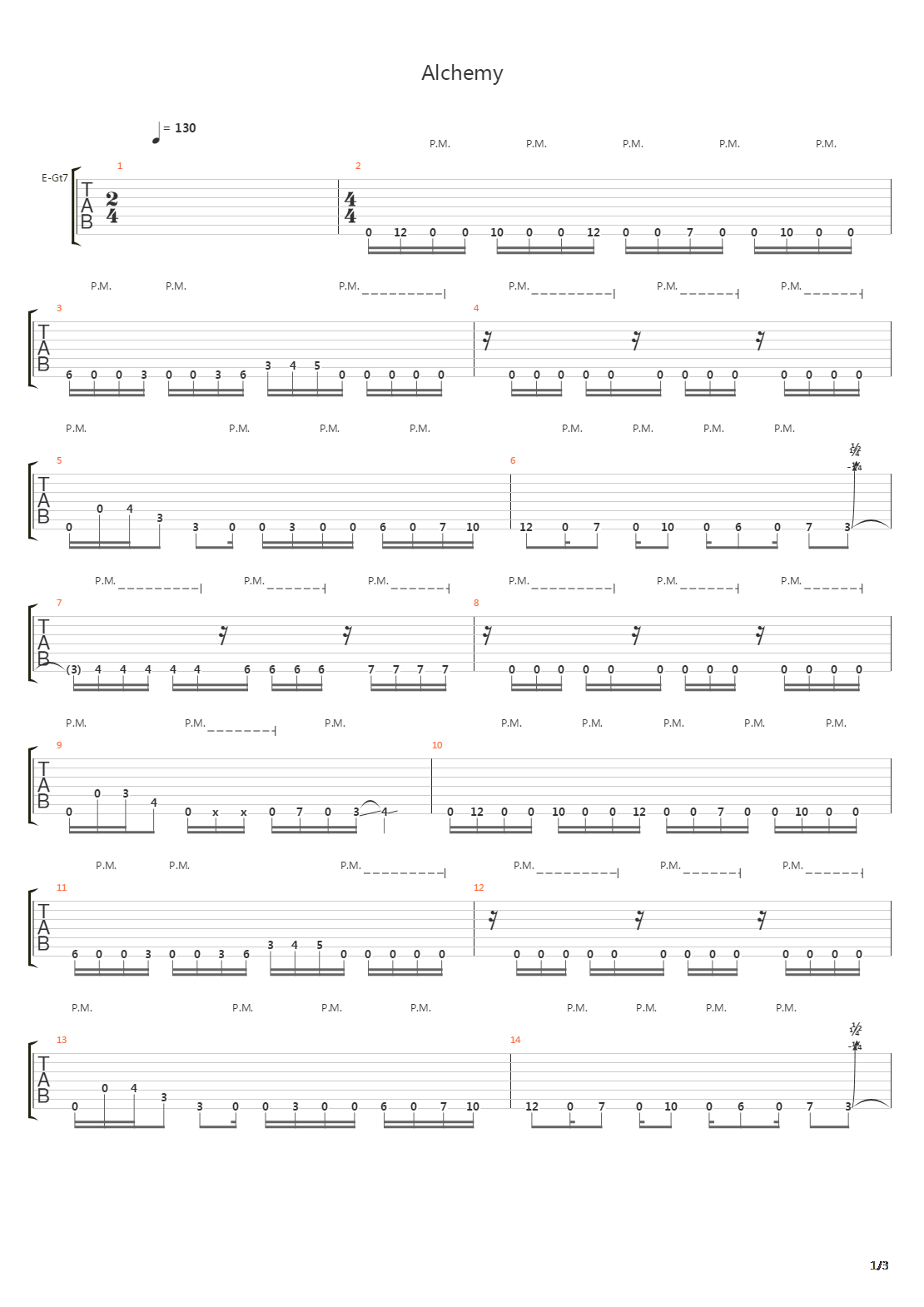 Alchemy吉他谱