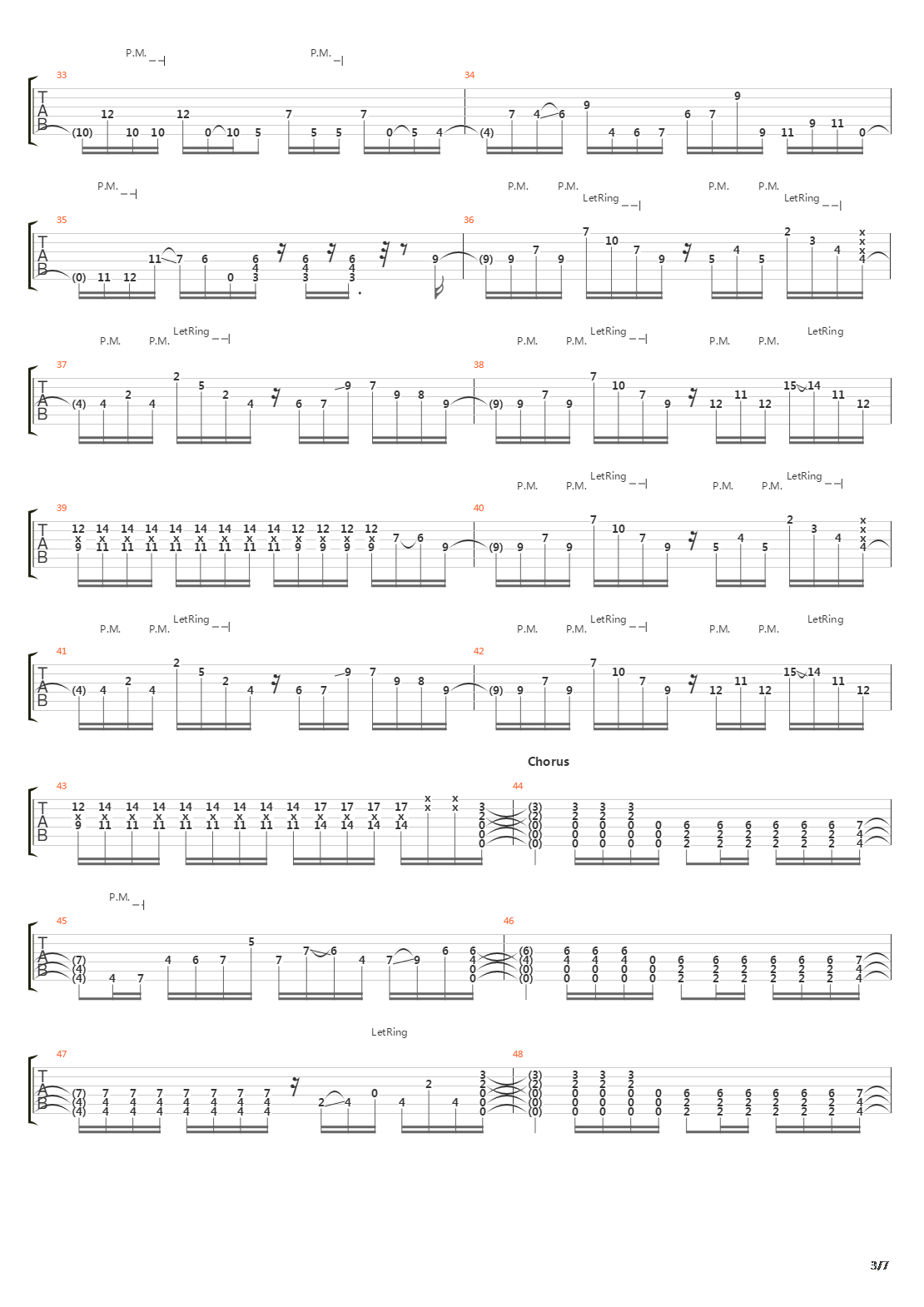 Automaton吉他谱