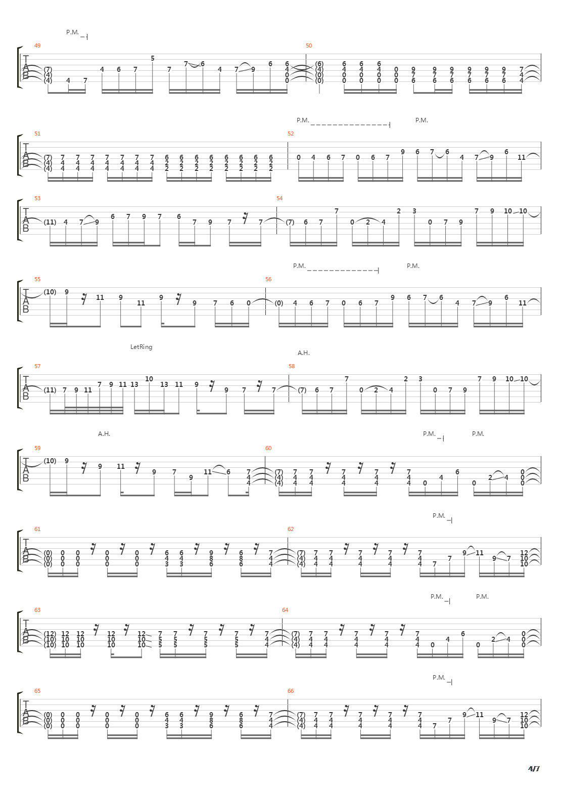 Automaton吉他谱