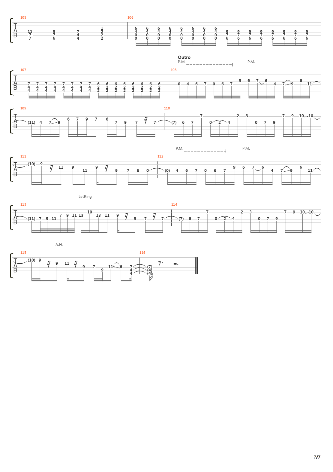 Automaton吉他谱