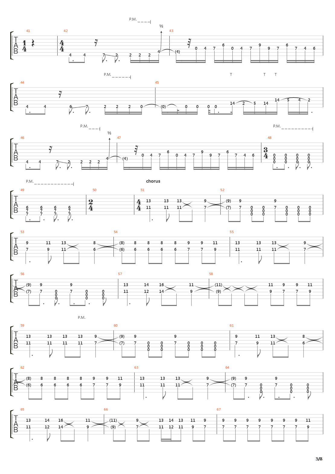 Ephemeral吉他谱