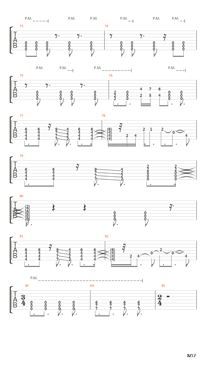 Ephemeral吉他谱