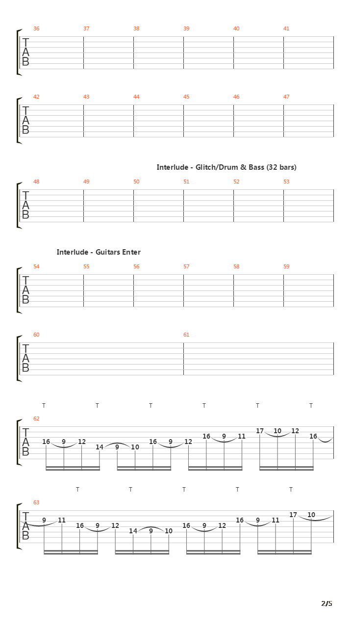 Sonar吉他谱