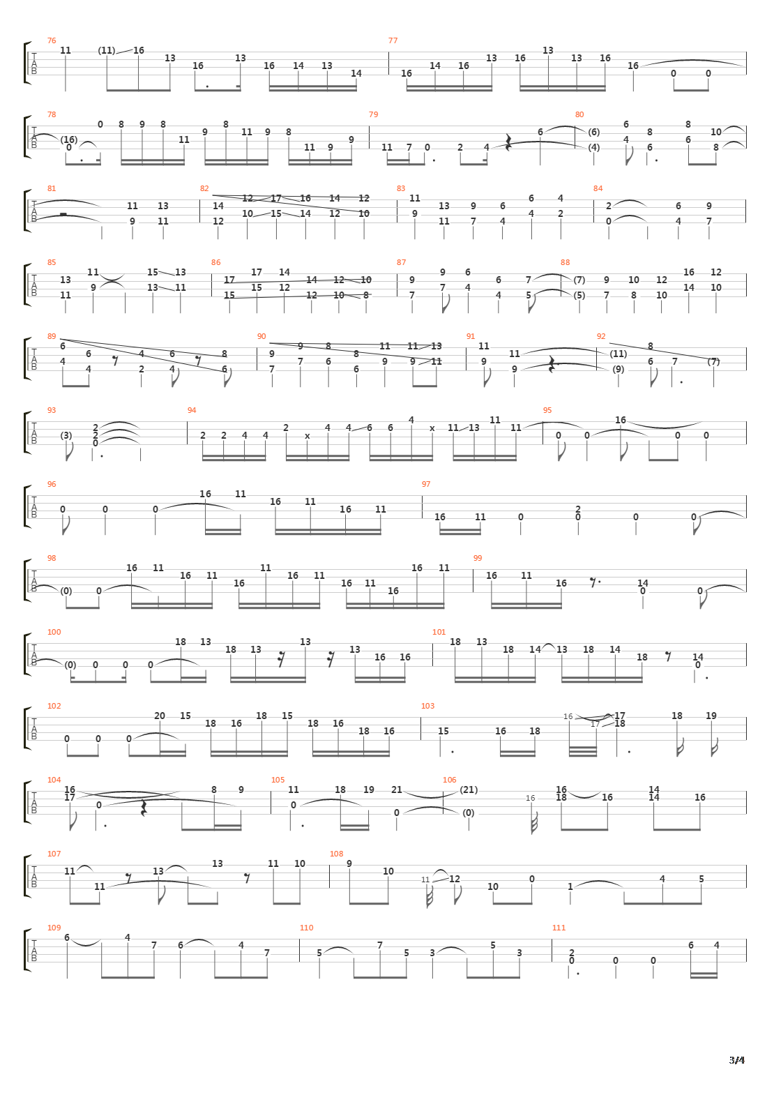 Continuum吉他谱