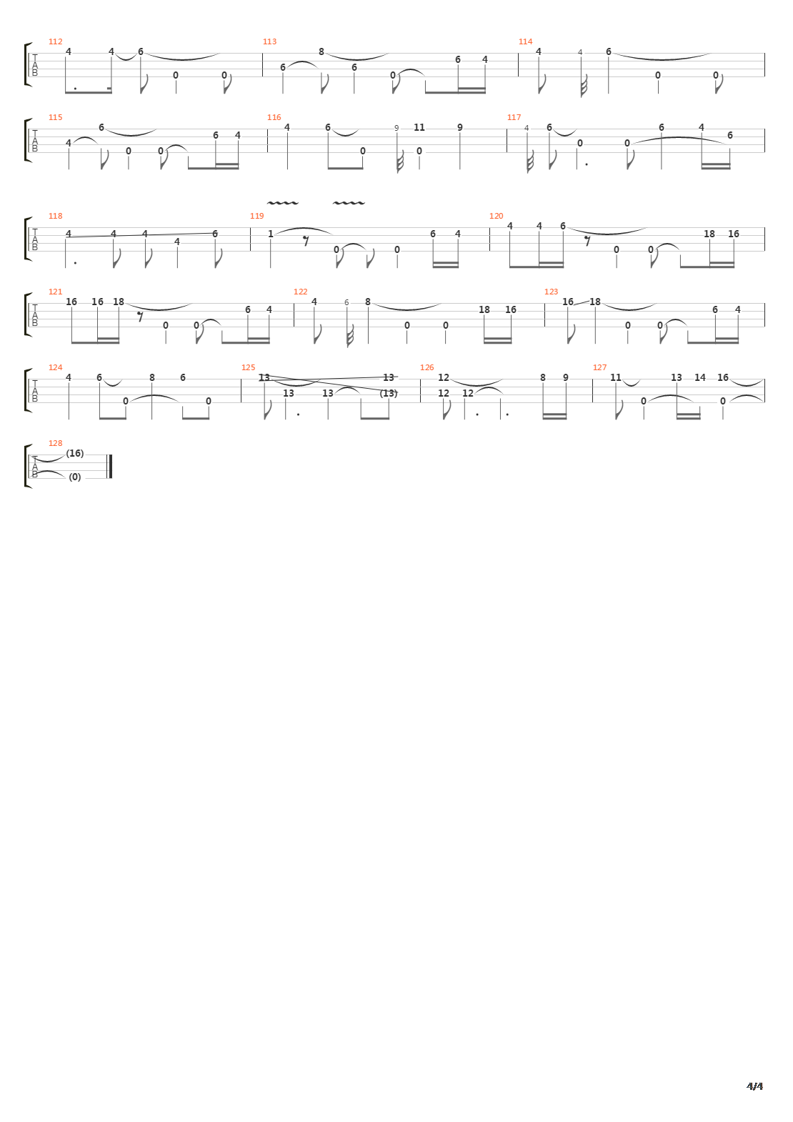 Continuum吉他谱