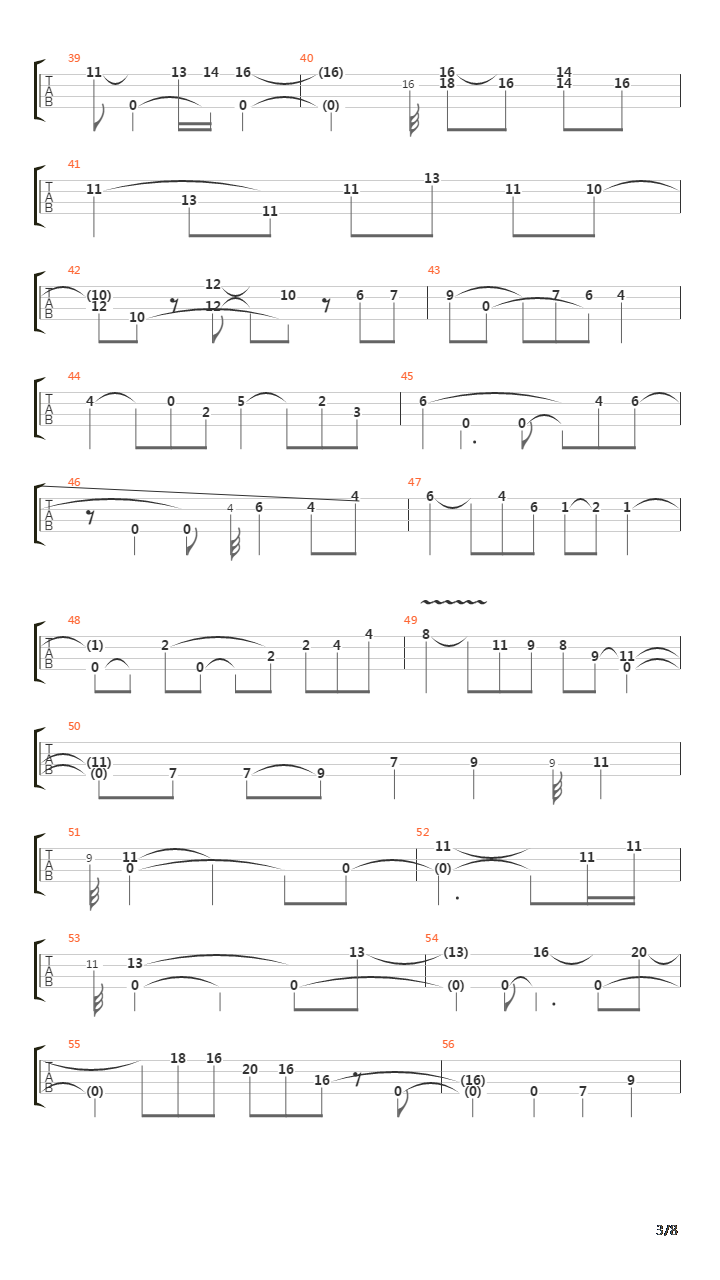 Continuum吉他谱