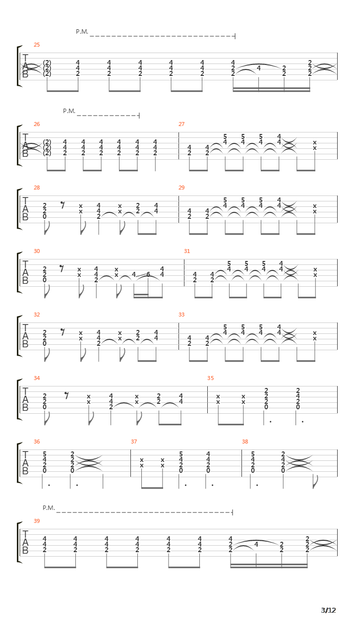Escape吉他谱