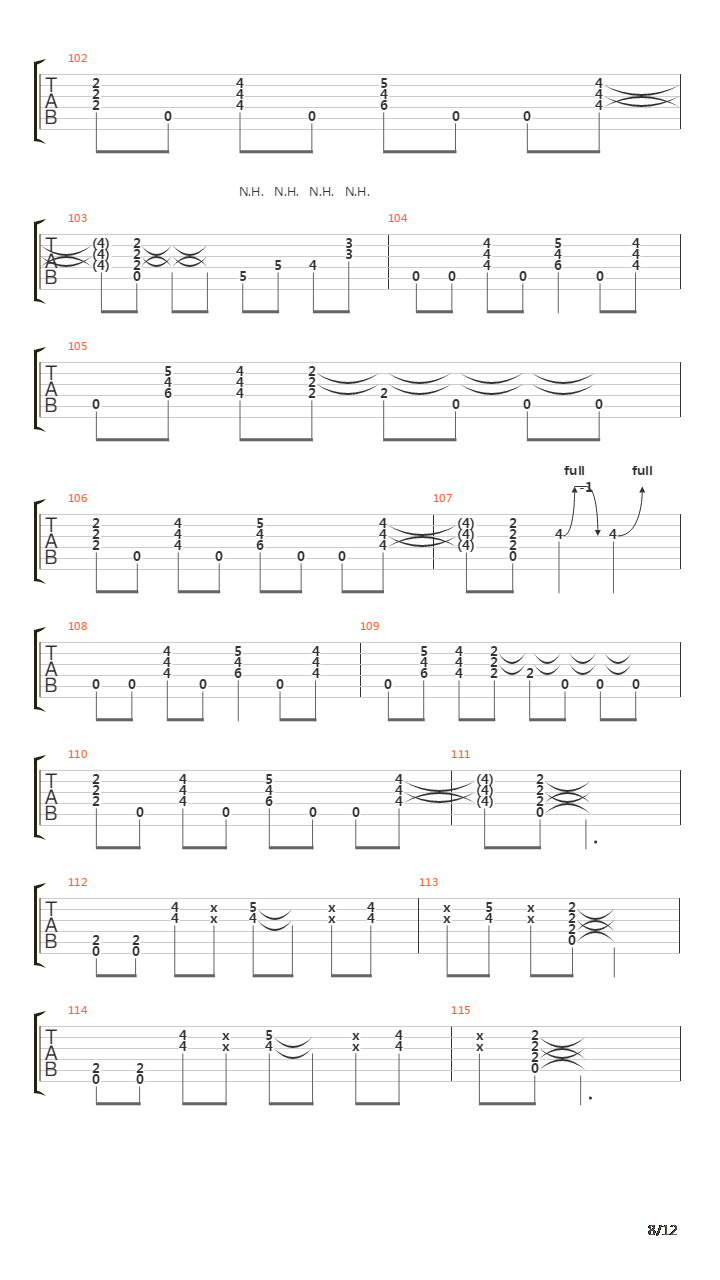 Escape吉他谱