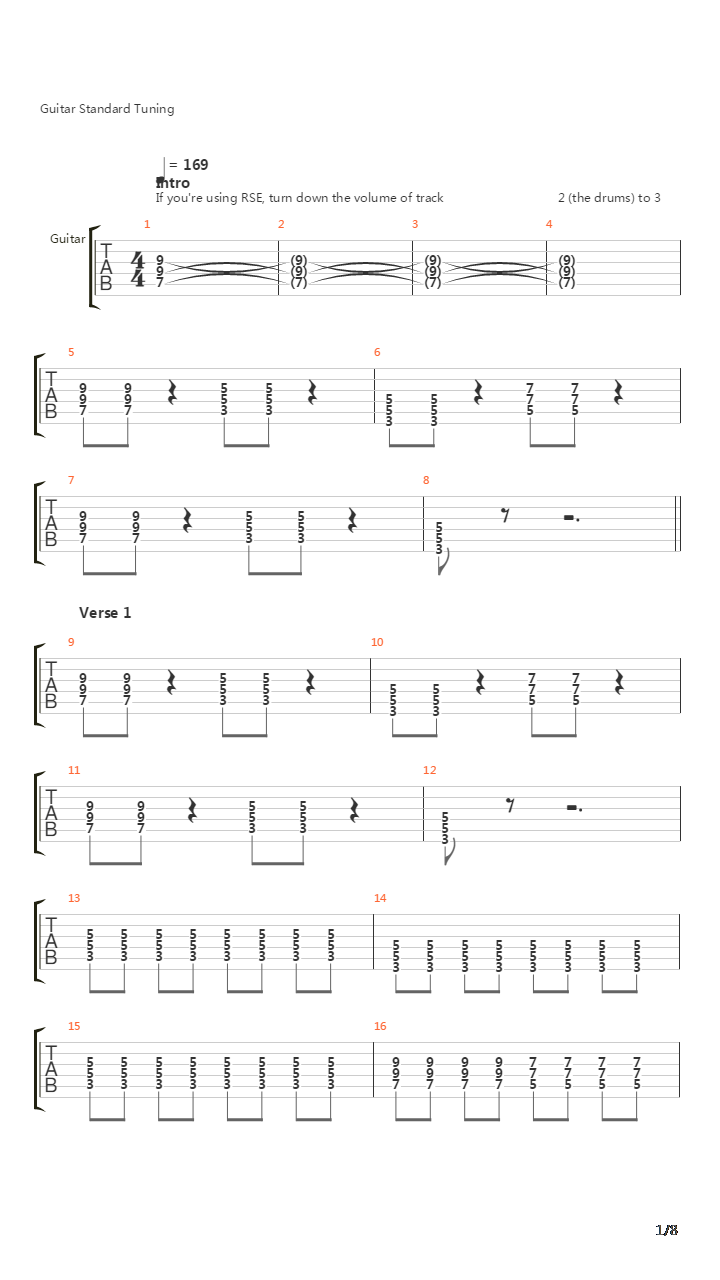 Australia吉他谱