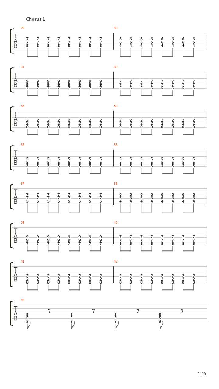 Play My Music吉他谱