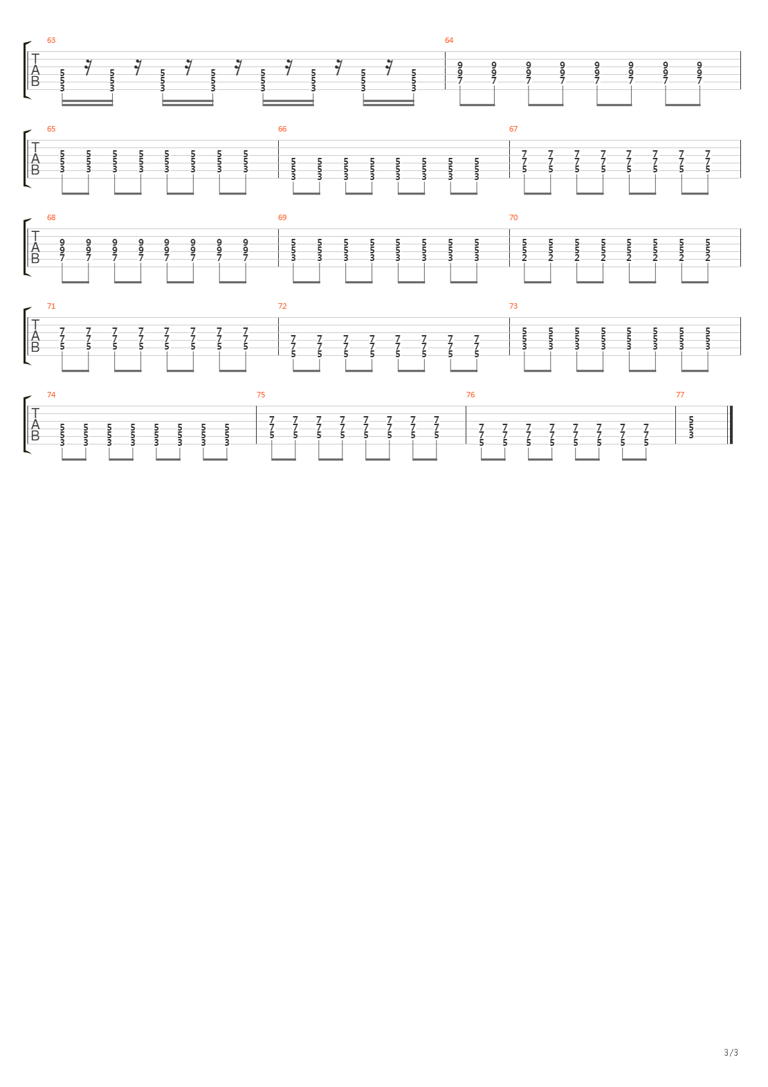 Sos吉他谱