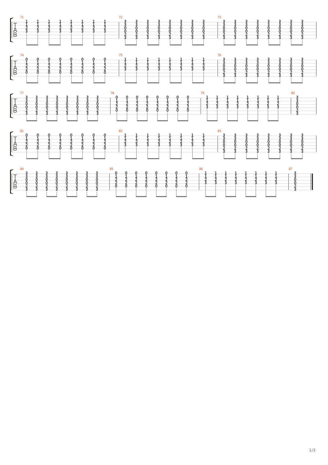 Hurt吉他谱