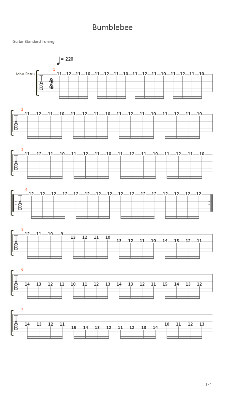 Bumblebee吉他谱