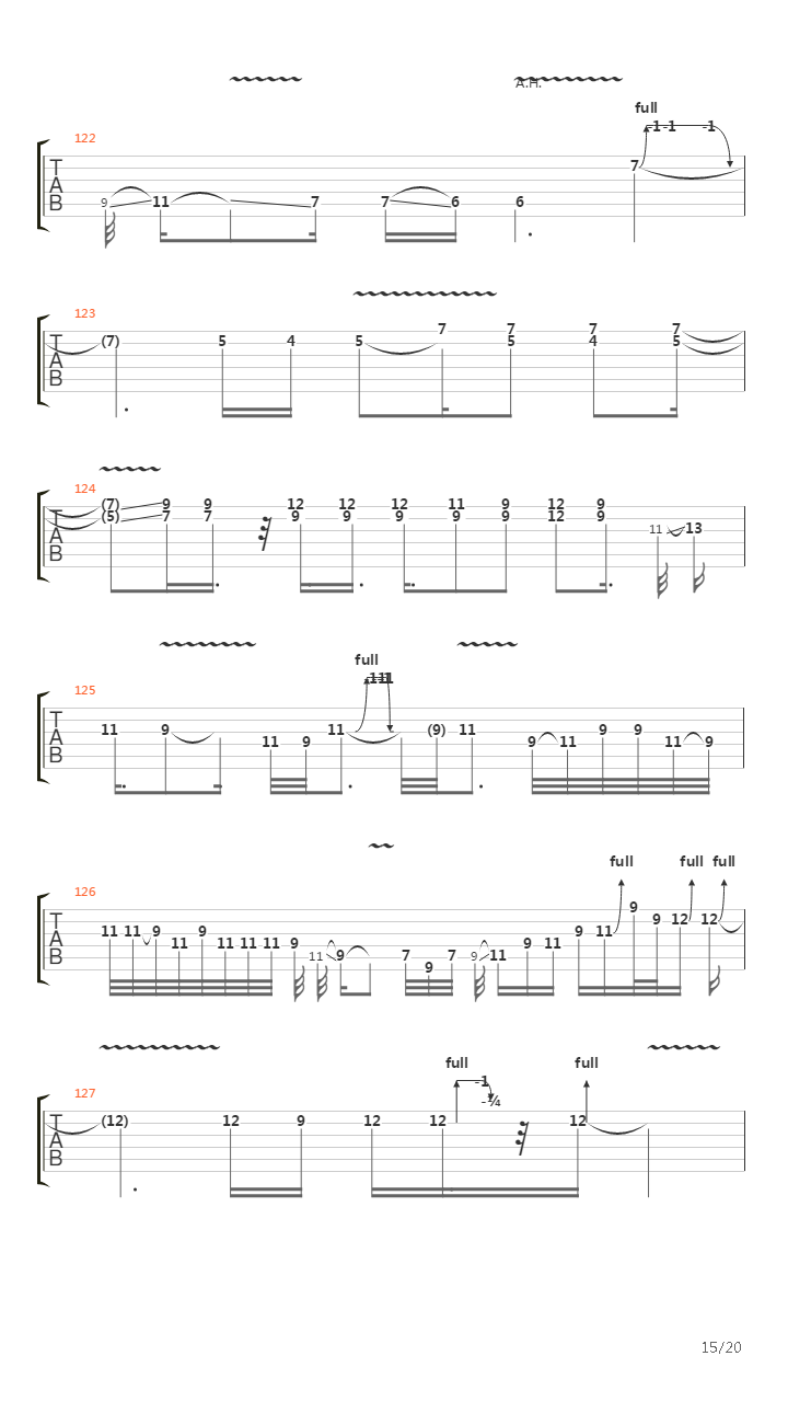 Glasgow Kiss吉他谱