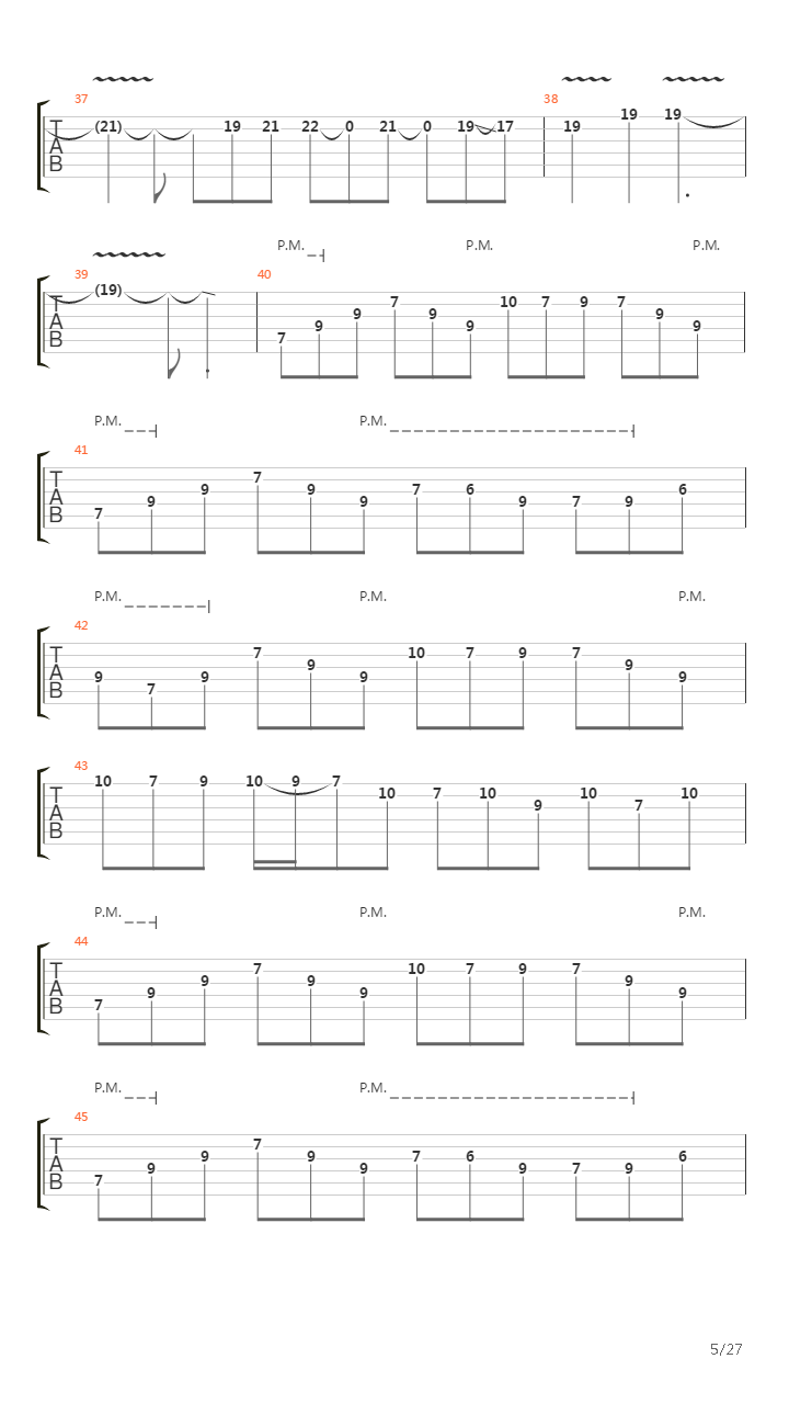 Glasgow Kiss吉他谱