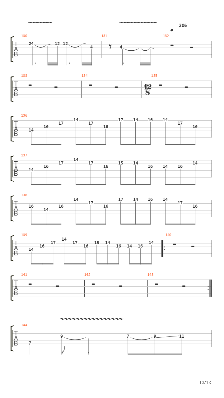 Glasgow Kiss吉他谱