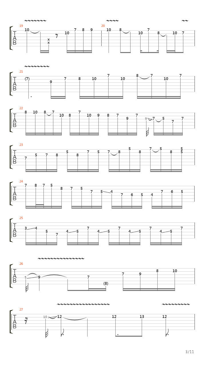 Intro Music From Rock Discipline吉他谱