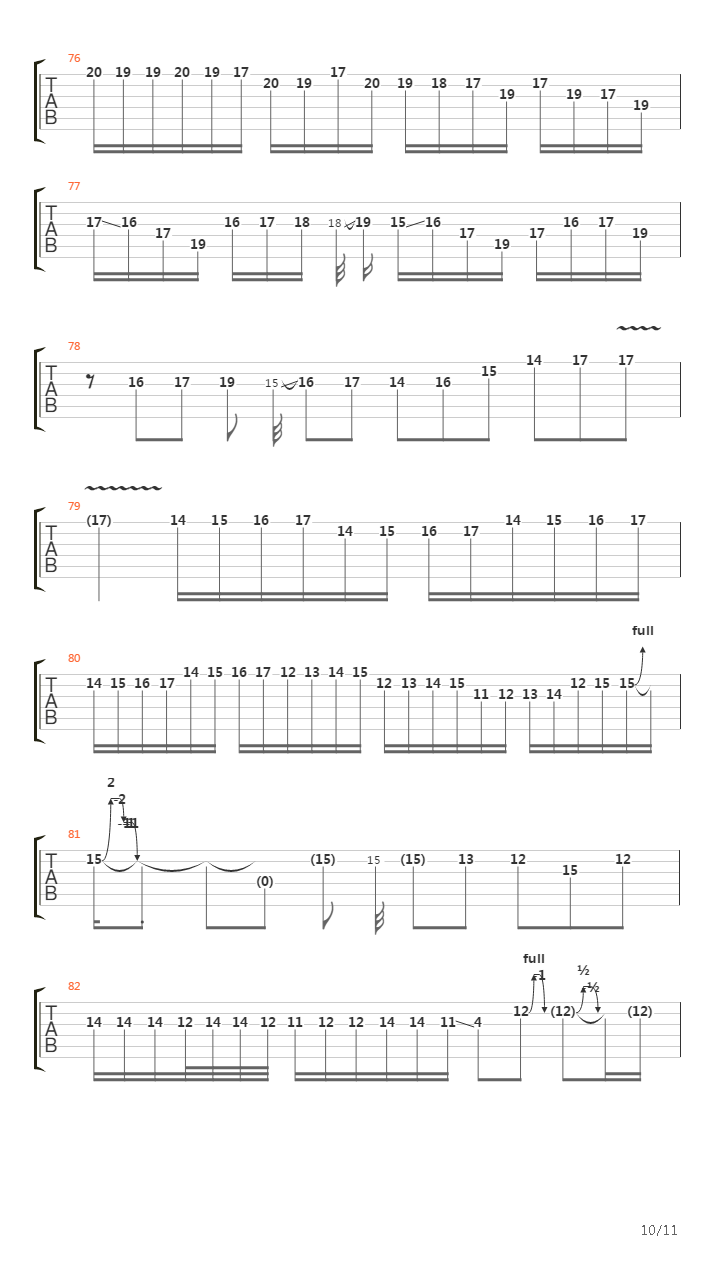 Intro Music From Rock Discipline吉他谱