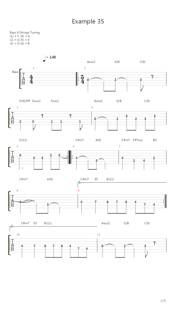 Rock Discipline - Example 35吉他谱