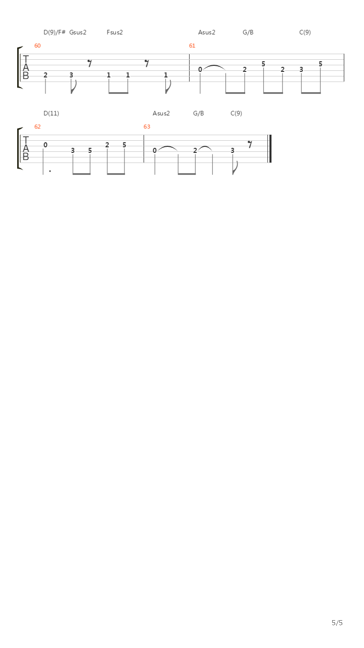 Rock Discipline - Example 35吉他谱