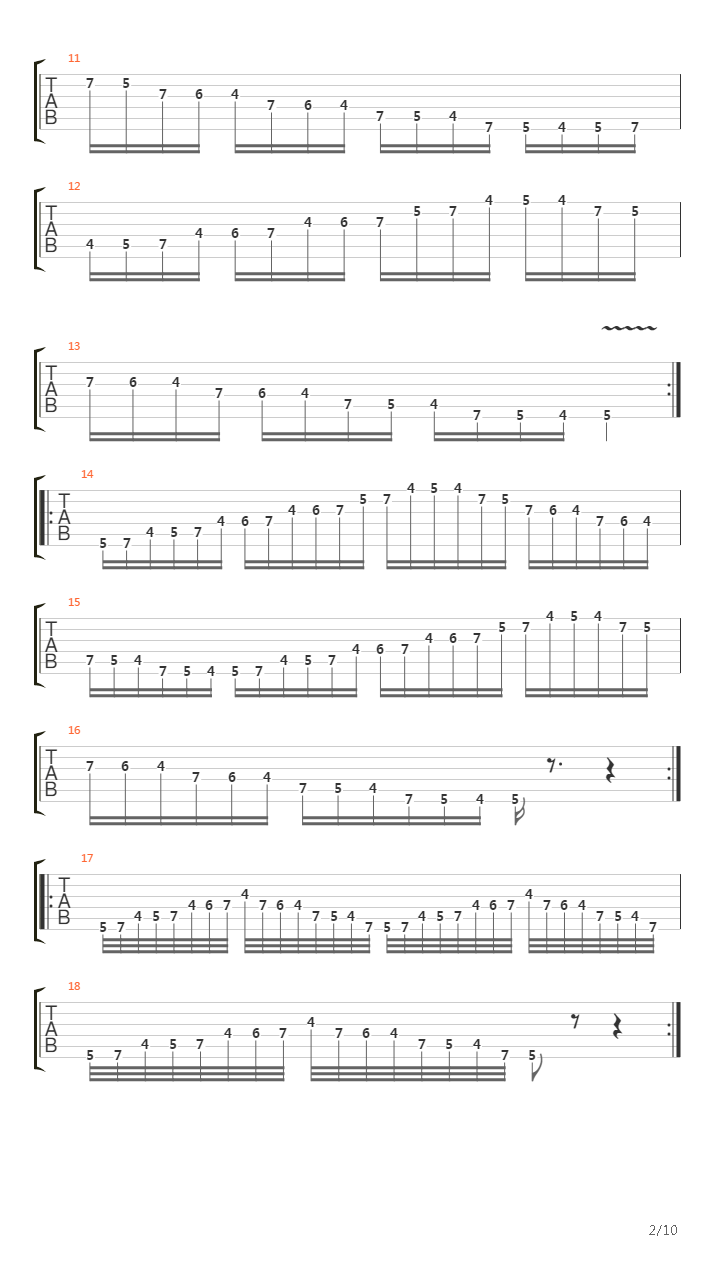 Technique Speed Accuracy吉他谱