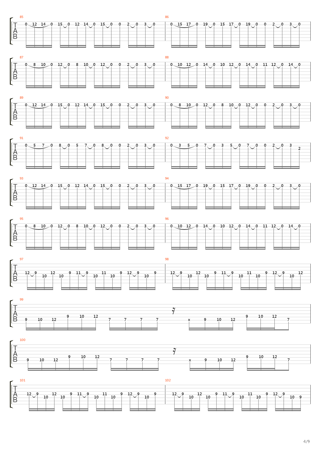 Tunnel Vision吉他谱