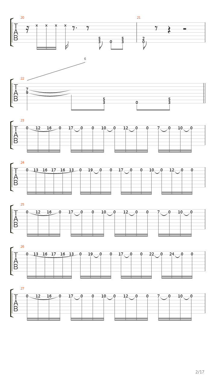 Tunnel Vision吉他谱