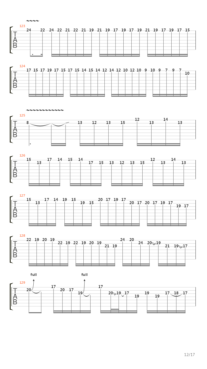 Tunnel Vision吉他谱